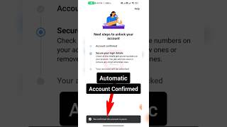 Facebook Your Account Has Been Facebook Account Automatic Confirmed Identity