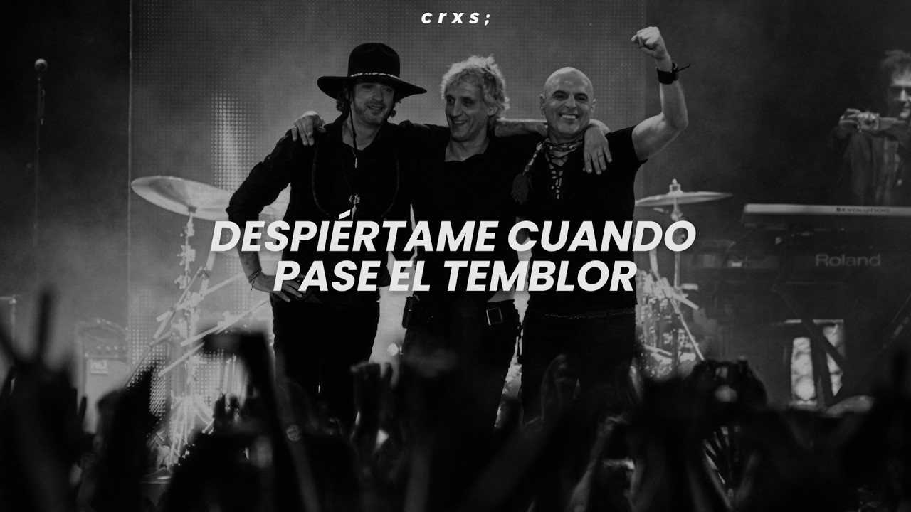 Soda Stereo - Cuando Pase El Temblor (Letra/Lyrics)