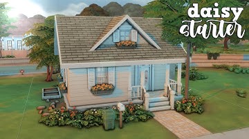 base game daisy starter 🌼 | the sims 4 speed build | no cc