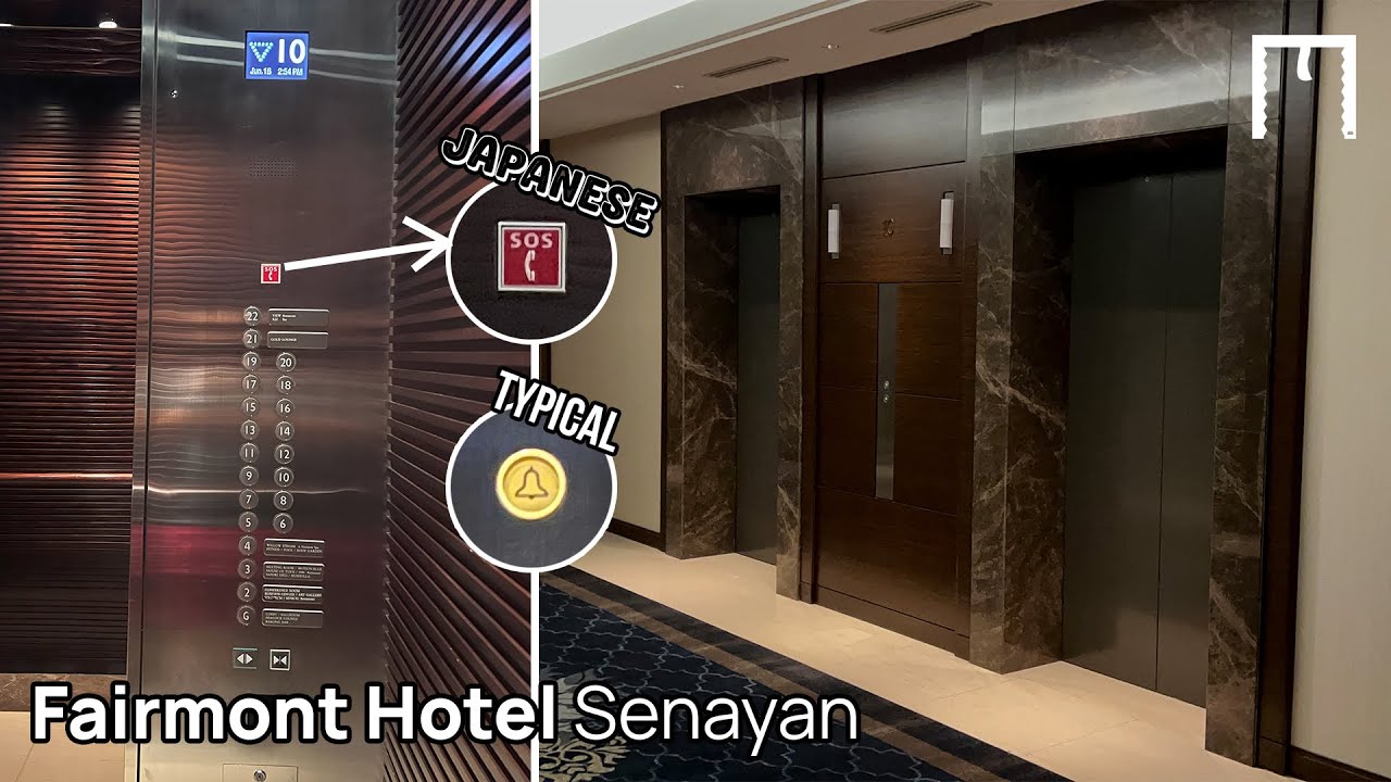 [R] Mitsubishi Elevators at Fairmont Hotel Senayan, Jakarta - Hotel and Ballroom