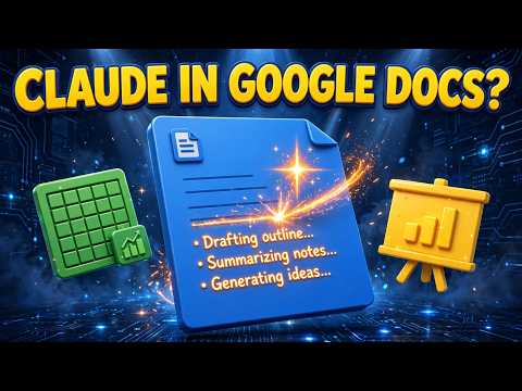 I Tested Claude Inside Google Docs, Sheets & Slides — Public Beta Review