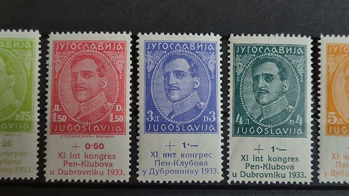 Stretnutie Medzinárodnej asociácie spisovateľov PEN - Dubrovník 1933 Aleksandar I. Karađorđević