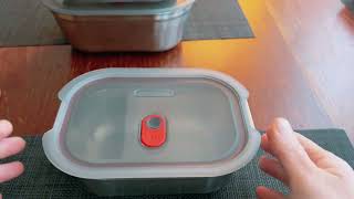 Black+Blum 3-in-1 Food Containers of multiple sizes
