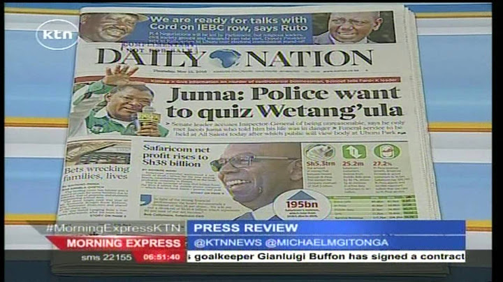 These are the people who Wetangula will possible name during Jacob Juma's burial