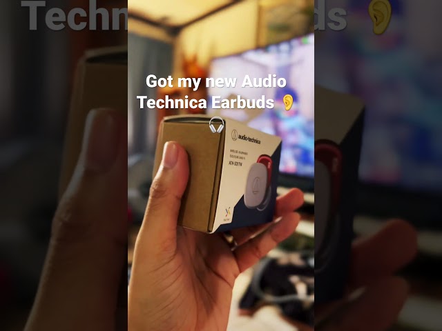 Audio Technica ATH SQ1TW #audiotechnica #earbuds #truewirelessearbuds