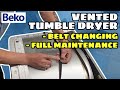 How to Replace a Beko Tumble Dryer belt and fully service the machine