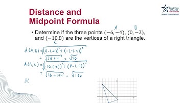 Distance, midpoint and circle