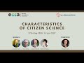 Ecsa  eucitizenscience webinar 1 characteristics of citizen science may 2020