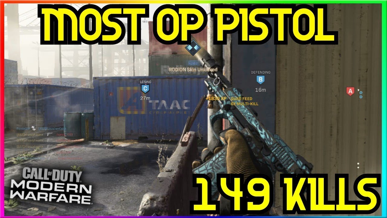 NEW 3 ROUND BURST PISTOLS In Modern Warfare ARE CRAZY!