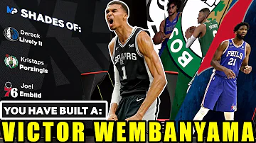 THE ULTIMATE VICTOR WEMBANYAMA BUILD ON NBA 2K24 - 7'3 DEMIGOD - CONTACT DUNKS & UNLIMITED GREENS