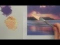 How to colour match an acrylic landscape painting - mixing paint colour