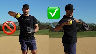 The Correct Way To Throw A Softball