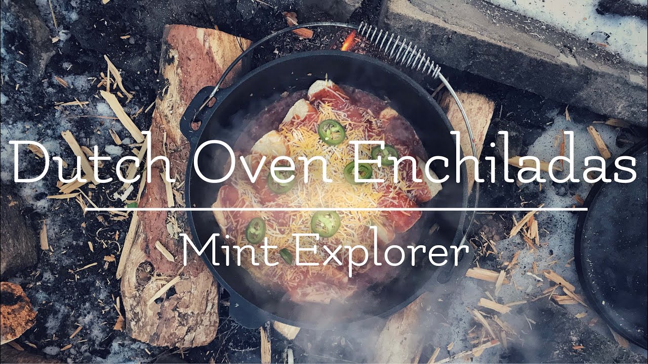 Dutch Oven Enchiladas Camping YouTube