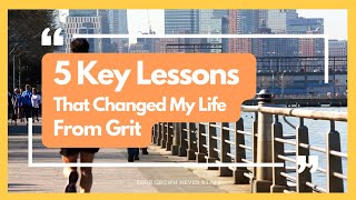 Download Lagu 5 Key Lessons That Changed My Life From Grit The Power of Passion and Perseverance | 1 Minute Lesson MP3