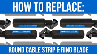 How to Replace a Round Cable Strip and Ring Blade (CST-1900) - Jonard Tools