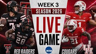 Texas Tech Red Raiders vs Houston Cougars LIVE STREAM | NCAA Week 3 Big 12 Football