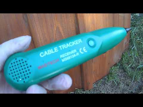 MASTECH CABLE TRACKER MS6812A TUTORIAL | Find the cable break - sök kabelbrott - etsi kaapelirikko