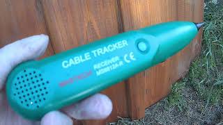 MASTECH CABLE TRACKER MS6812A TUTORIAL | Find the cable break - sök kabelbrott - etsi kaapelirikko