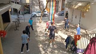 Details 2792 - 20151216C - 香歌賦善慶街踢毽子Hong Kong Gough Shin Hing Street play shuttlecock kick jianzi sport foot Guide