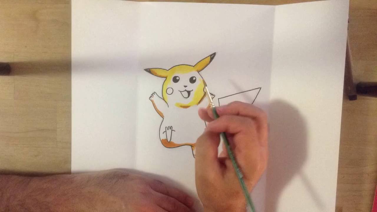 How to draw and catch a POKEMON - YouTube