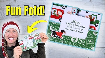Dubbel Z Fun Fold kerstkaarten