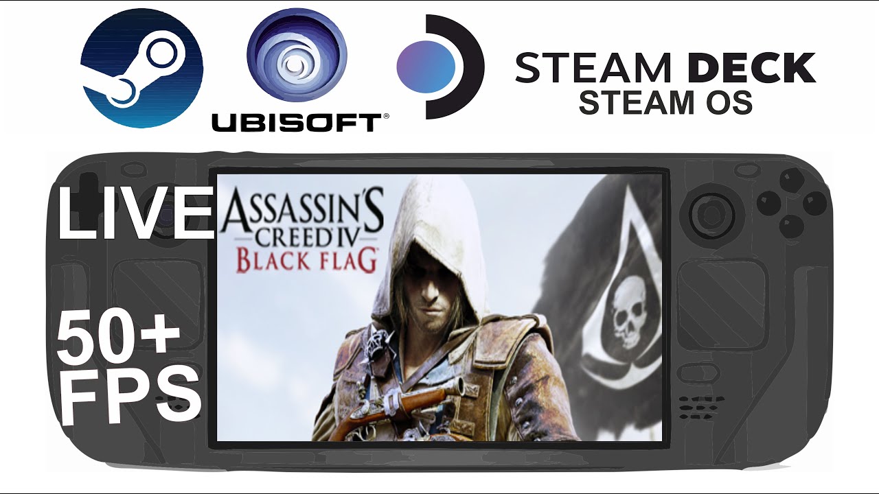 Assassin's Creed 4 Black Flag (UbiConnect) on Steam Deck/OS in 800p 50 ...