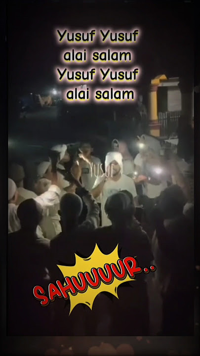 Viral, Bangunin SAHUR Pakai Sholawat Nabi Yusuf #fypシ゚viral #videoshorts