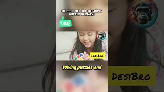 Meet the Record-Breaking Puzzle Prodigy! 🧩🔥 #shorts