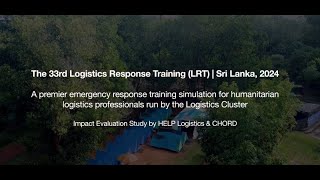 Evaluating the 33rd Logistics Response Training in Sri Lanka