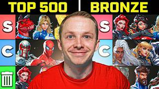 A Top 500's Tier List VS Metal Ranks Tier List (SEASON 8 MARVEL RIVALS TIER LIST)