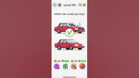 Braindom Level 149 Which car would you buy