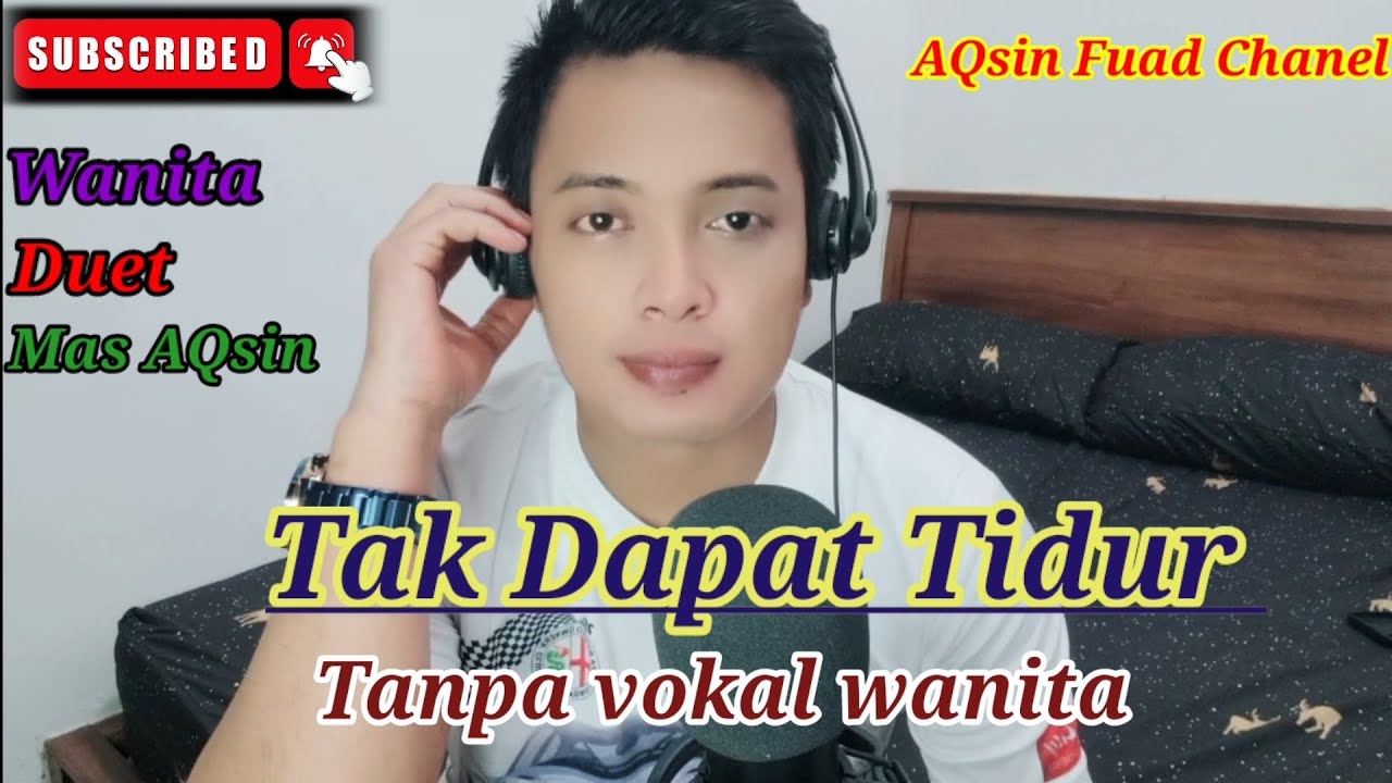 Tak dapat tidur - karaoke tanpa vokal wanita/cewek dangdut koplo cover