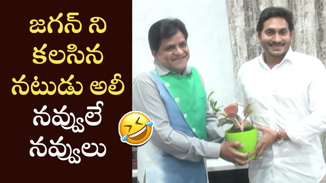 Comedian Ali meets CM YS Jagan | ali about ys jagan | YSRCP | AP Political News | 
