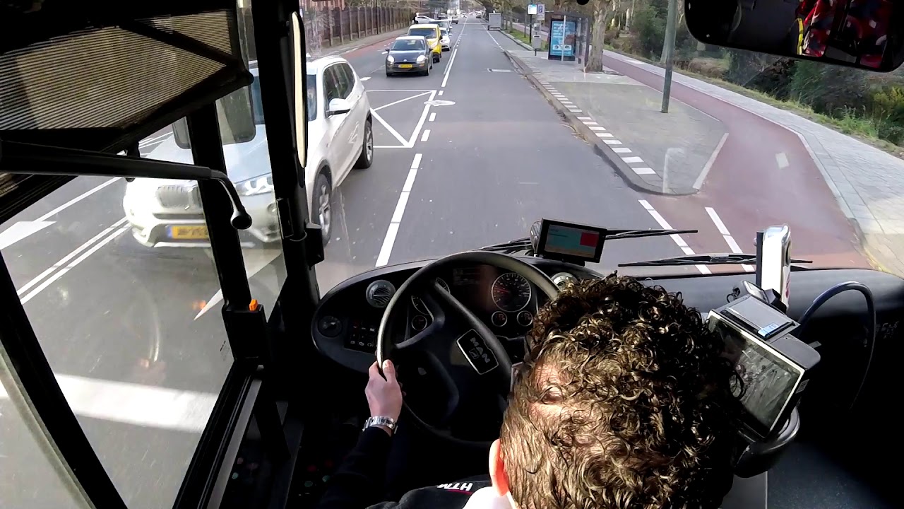 Busdriversview | HTM lijn 20: Station Den Haag Centraal - Duinzigt - Den Haag Centraal - 2020