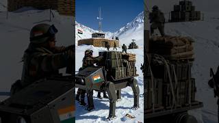 Indian Army Robotic Mule at 15,000ft 🦾🔥 China-Pak Shocked | New India Power 🇮🇳 #shorts #military