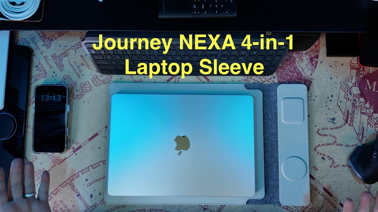Journey NEXA 4-in-1 Laptop Sleeve with Wireless Charging - YouTube