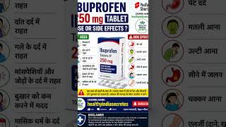 Ibuprofen 250mg Tablet Use &amp; Side Effects | Hindi Shorts