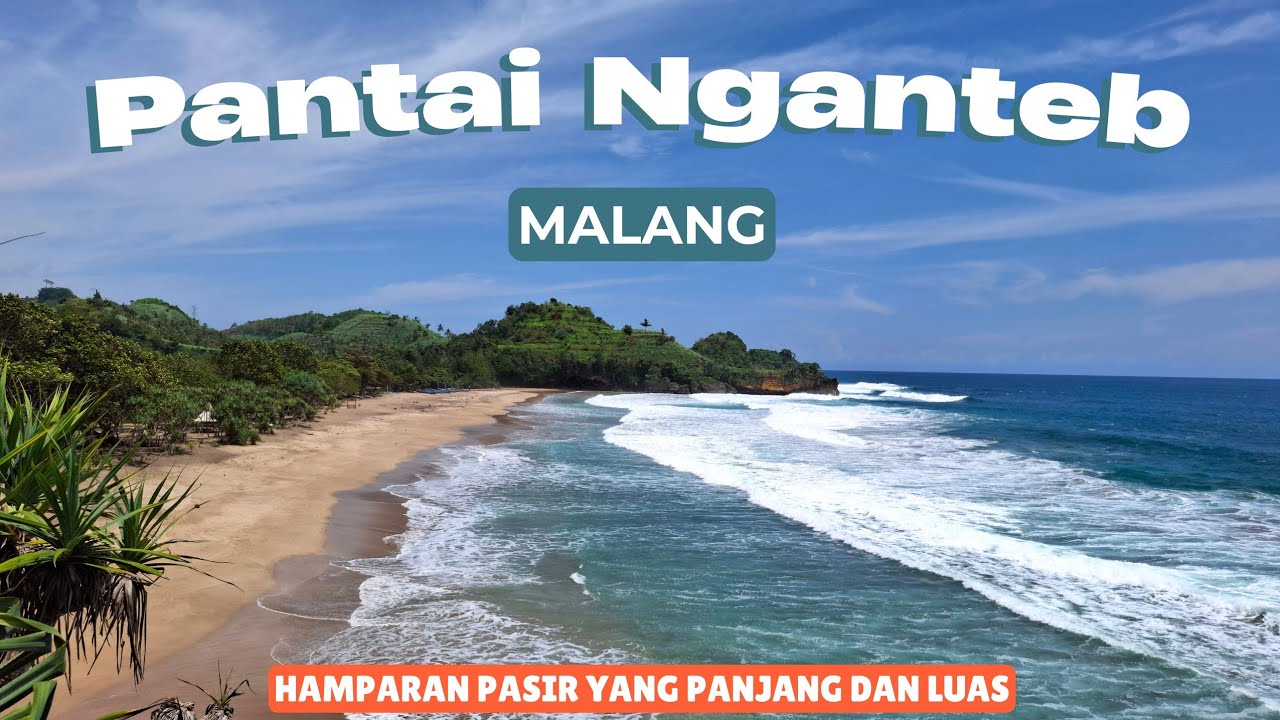 Pantai Nganteb Malang || Punya Hamparan Pasir luas dan panjang || Yuk Main #kesana