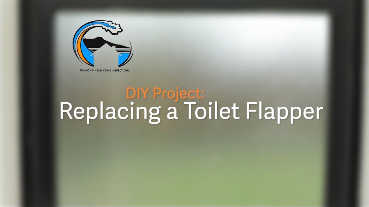REPLACING A TOILET FLAPPER DIY HOME MAINTENANCE WITH DIAMOND HEAD HOME INSPECTIONS YouTube