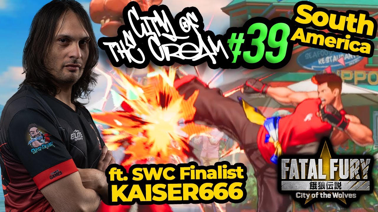 South America is back! City of the Cream 39 (Kaiser666, Chile, Brazil) Fatal Fury COTW Torneio FGC