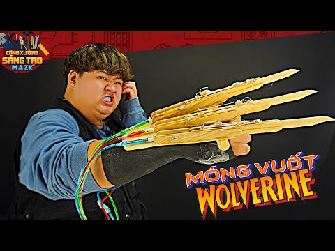 Video Chế tạo móng vuốt NGƯỜI SÓI tự động cực ngầu từ áp lực... - youtube