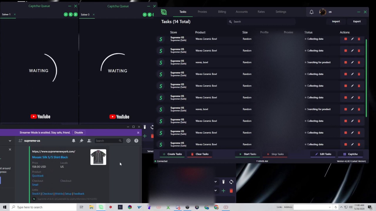 SUPREME SS20 WEEK 14 | CYBERSOLE LIVE COP - WAVES CERAMIC BOWLS