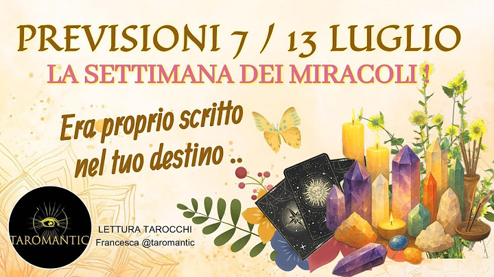 UN INVITO ⏰ POI UN MIRACOLO💥Era proprio scritto nel tuo DESTINO .. GODITELO! Previsioni dal 7 al 13