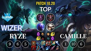 hyF Wizer Ryze vs Camille Top - KR Patch 10.20