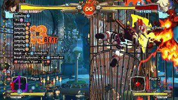Guilty Gear Xrd Rev 2 - Sol Universal Dustloop routes (corner).