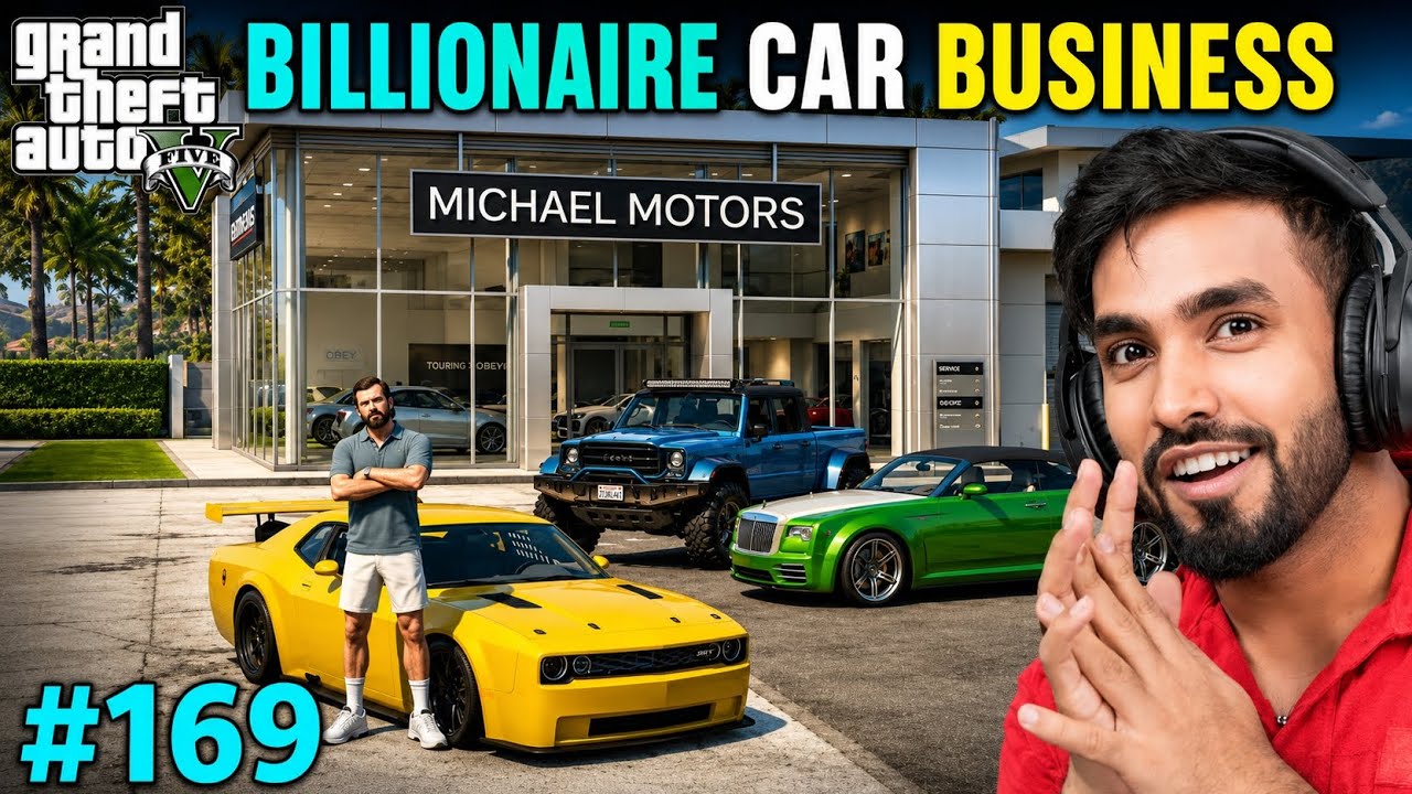 STARTED MY OWN CAR BUSINESS | GTA 5 GAMEPLAY #169​