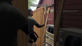 GENIUS TRICK! ⚡ Install Wooden Fence Panels Fast, Straight &amp; Secure! 🤯