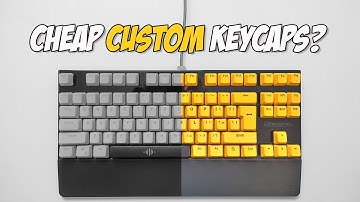 Cheap DoubleShot PBT Custom Keycaps Review