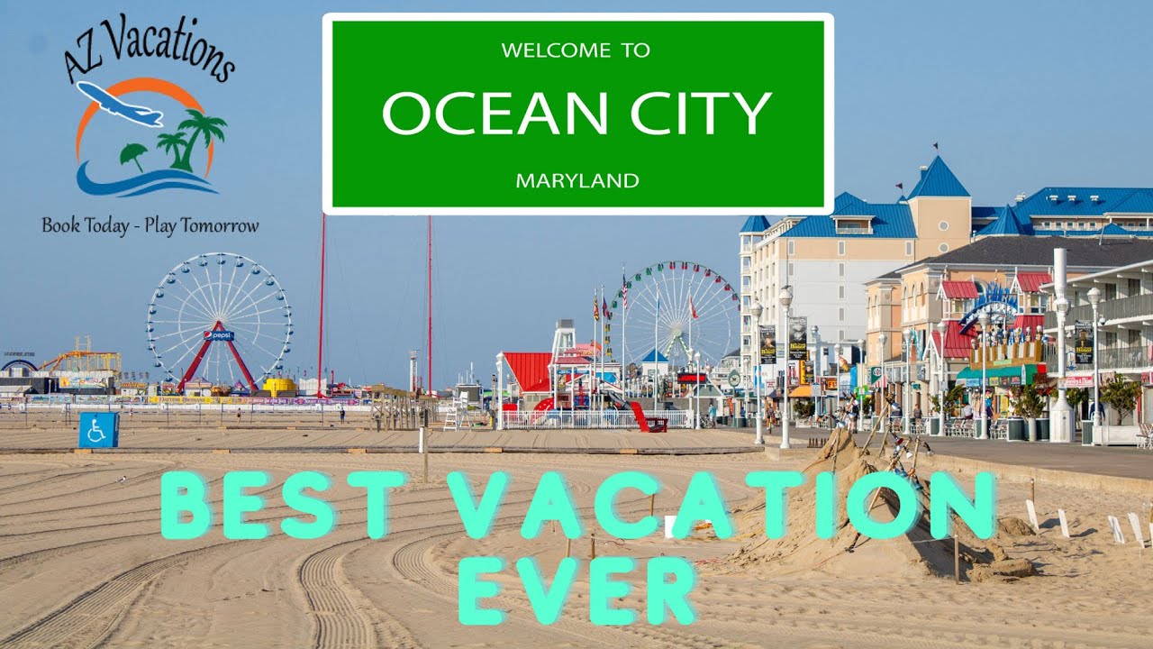 Ocean City Maryland Boardwalk Part 1 YouTube