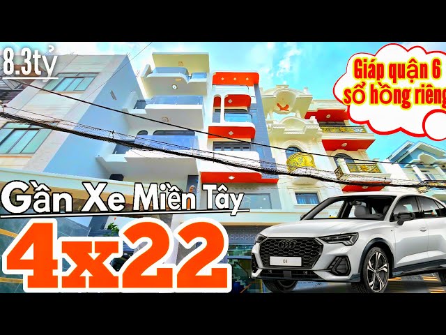 Cô Út bán nhà An Dương Vương Bình Tân 4x22m, 5 Phòng Hẻm xe hơi gần BÀ HOM